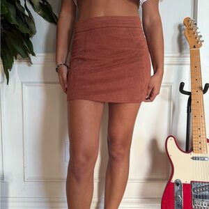 American Eagle Outfitters Terracotta Mini Skirt